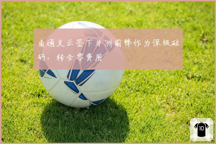 南通支云签下非洲前锋作为保级砝码，转会零费用